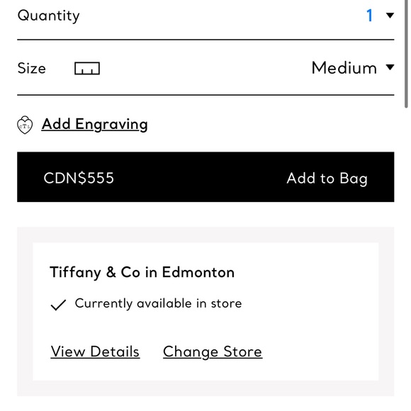 ✨✨ NWT TIFFANY 1837™️ SILVER CUFF - Picture 3 of 7